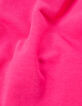Sudadera rosa algod&oacute;n felpa maxi mensaje bordado ni&ntilde;o-7