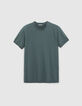 Camiseta verde azulado mix algod&oacute;n modal hombre-6