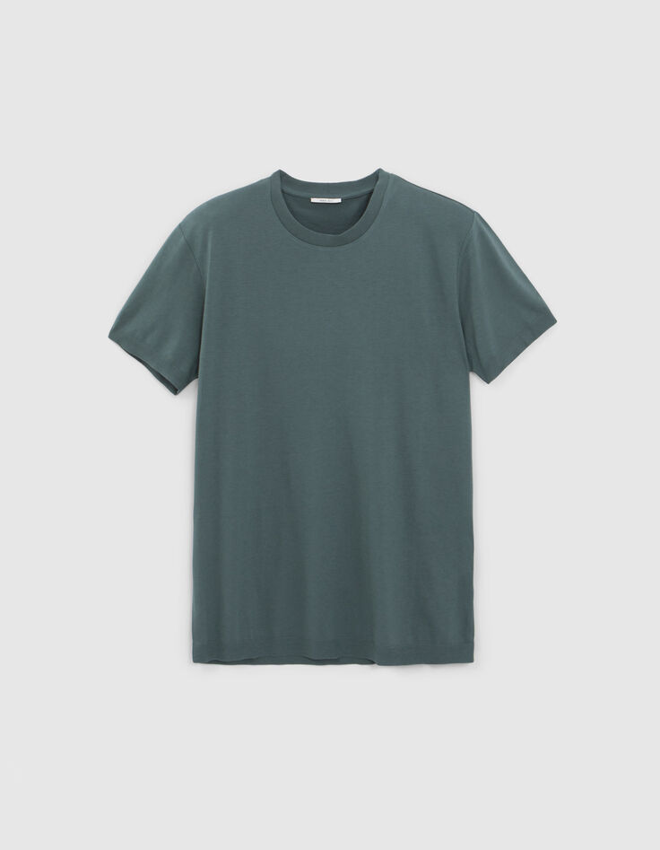 Camiseta verde azulado mix algod&oacute;n modal hombre-6