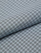 Chemise easy bleue motif carreaux manches longues Homme-8