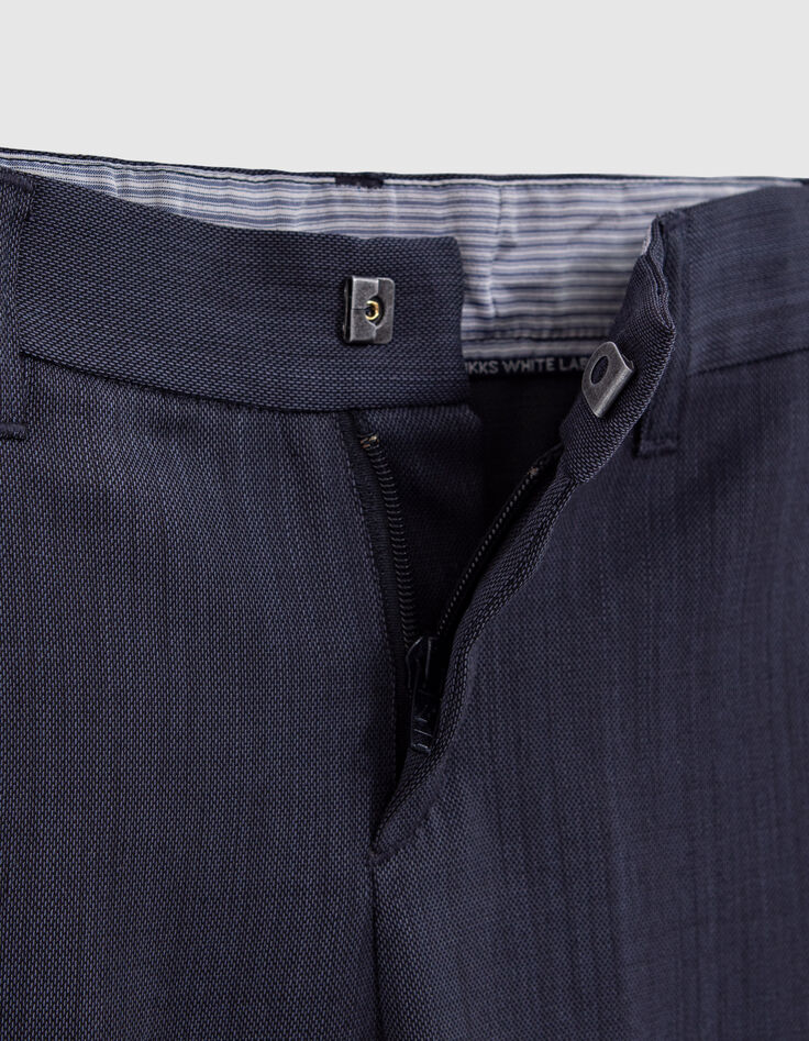 Pantalon marine maille garçon-7