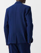 Men's indigo seersucker suit jacket-4