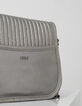 Women’s The Cameraboy silver smooth leather bag-5