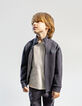 Thermoreaktives T-Shirt, Jungen, Ecru, ausgefallener Druck-9