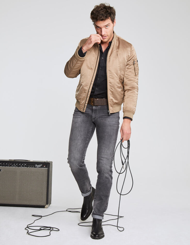 Jean SLIM gris souris Mumbai Homme-1 Jean SLIM gris souris Mumbai Homme-1