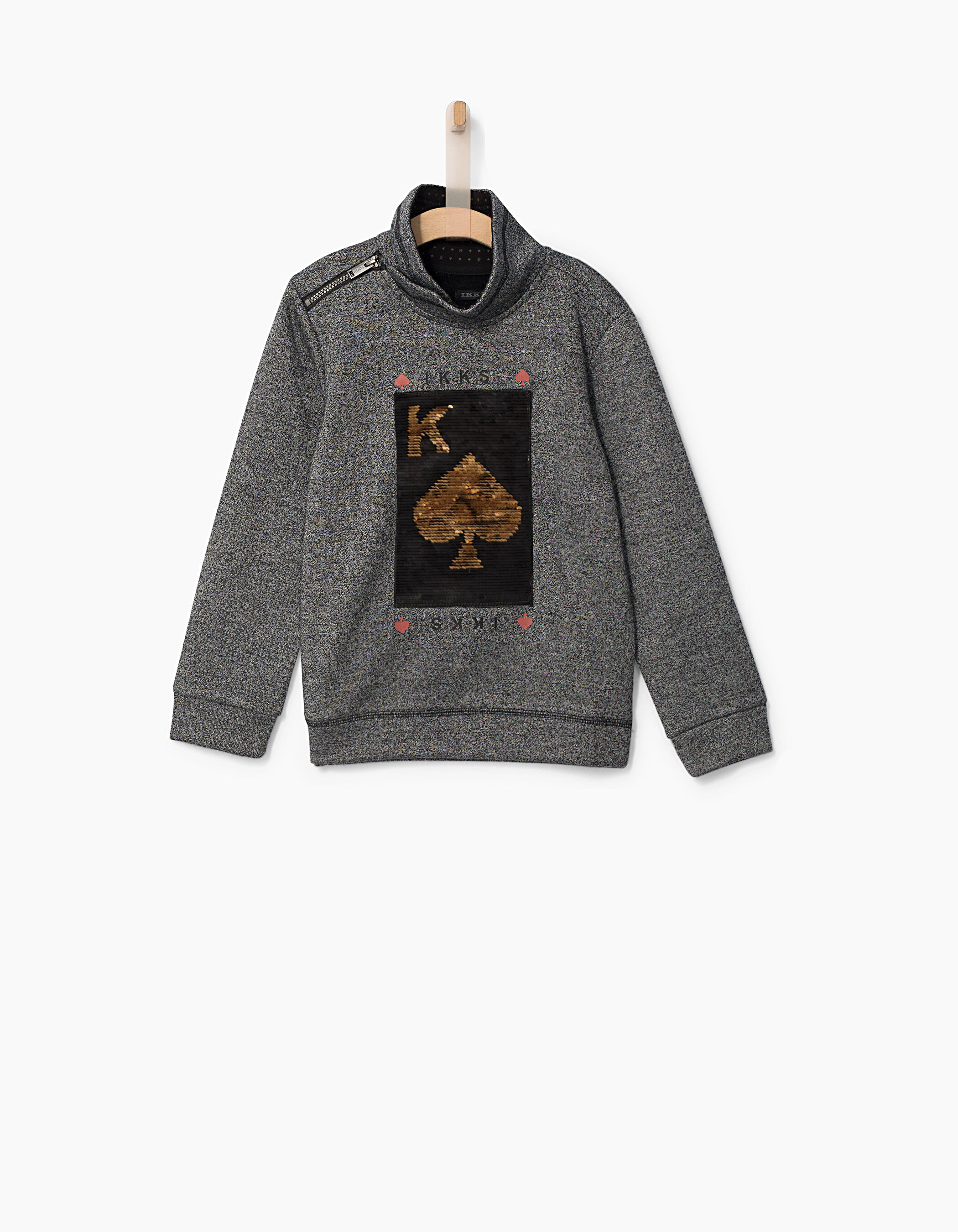 Sudadera nino lentejuelas IKKS