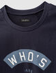 Marineblaues Jungen-T-Shirt mit Anker-Motiv-5