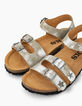Sandalias anatómicas plata de ante niña-6