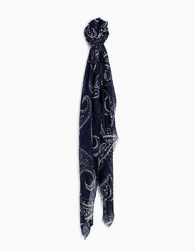 Men's printed scarf - IKKS
