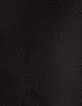 Schwarze Sweatstoff-Mädchenjacke mit Dschungel-Rock-Motiv-8