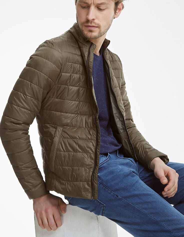 Sous-doudoune kaki homme-1