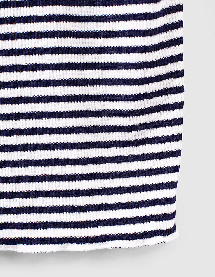 Mädchen-Matrosenshirt aus Rippstrick-5 Mädchen-Matrosenshirt aus Rippstrick-5