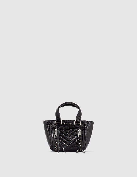 NANO GLOSSY 1440 women’s Leather Story tote bag