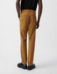 Pantalones CHINOS SLIM azafrán hombre-3