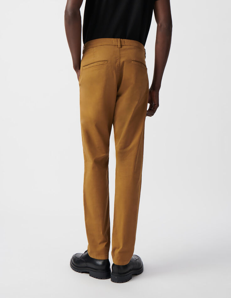 Pantalones CHINOS SLIM azafrán hombre-3 Pantalones CHINOS SLIM azafrán hombre-3