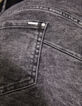 Vaqueros slim gris sculpt up bolsillo cadena joya mujer-5