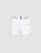 Bermudas blancas cinturón contraste niño-1