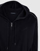 Zwart vest met kap sierdetails dames-2