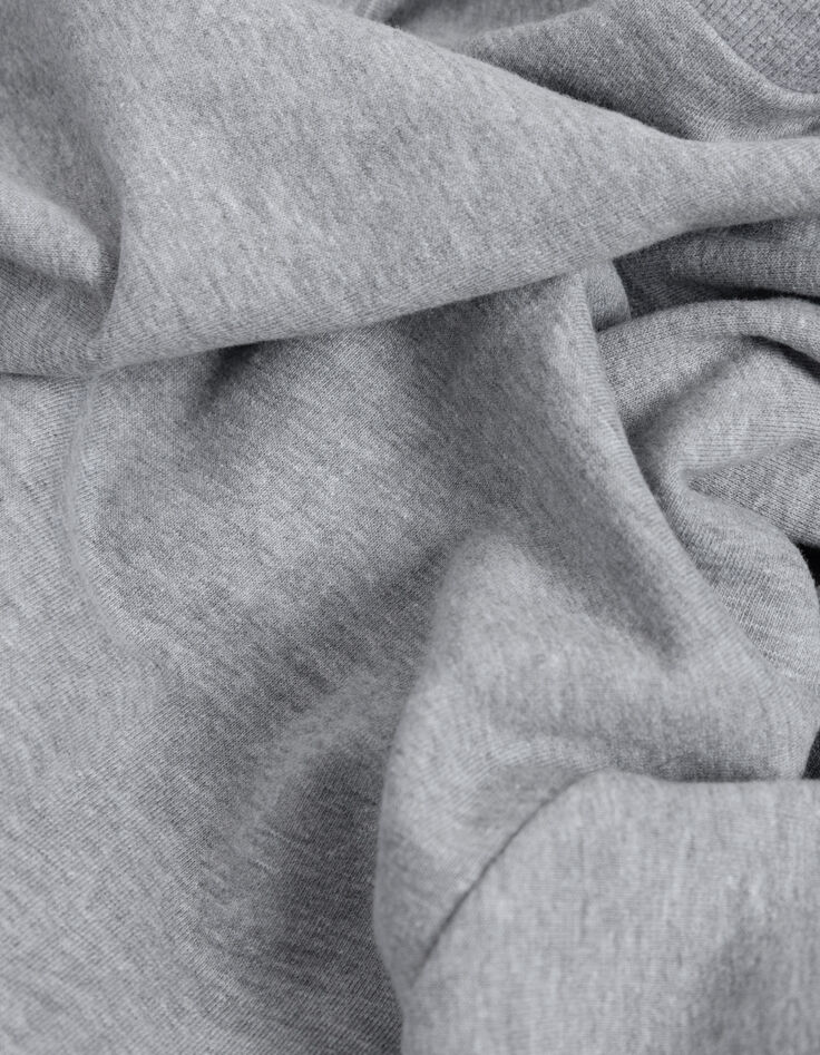 Grijs oversized sweatshirt met juwelenkraag Dames-6