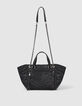 Sac cabas 1440 MEDIUM CROCO matelassé chevron femme-5