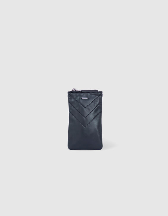 Bolso móvil negro sherpa bimaterial niña