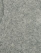 Grauer Damenstrickpulli Mohair-Mix, Zopfmuster-7