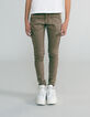 Pantalón cargo caqui de talle alto niña-3