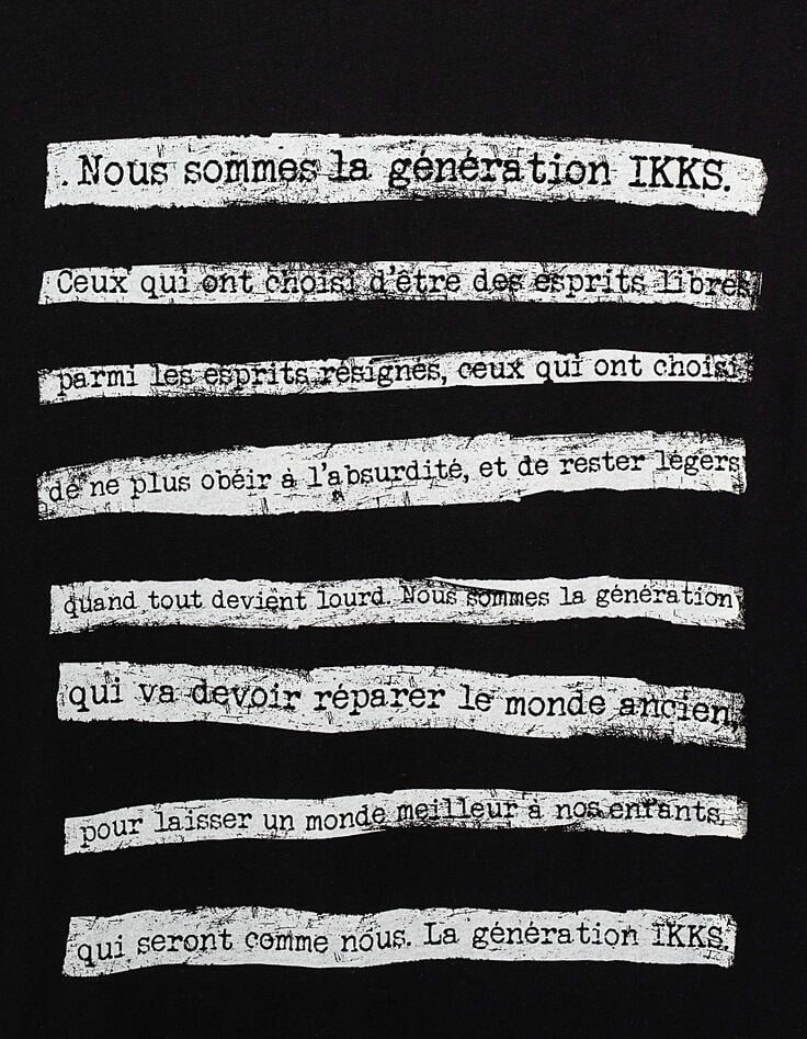 Camiseta negra Manifesto 1440 Leather Story hombre-4