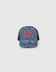 Casquette navy brodée 87 garçon-1
