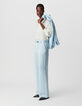 Pantalon de tailleur ciel-1