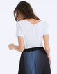 Camiseta moteada pico visual Melrose Avenue mujer-3