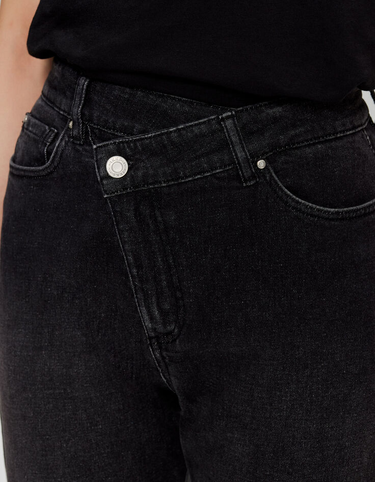 Vaqueros medium grey cierre asimétrico-4