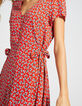 Robe pavot imprimée micro-fleurs I.Code-2