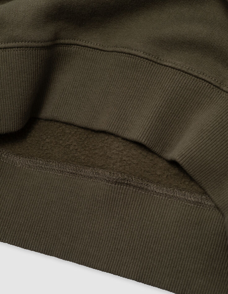 Sudadera caqui maxi mensaje bordado espalda niño-6 Sudadera caqui maxi mensaje bordado espalda niño-6