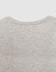 Grau meliertes Jungenshirt mit Parkour-Hund -5