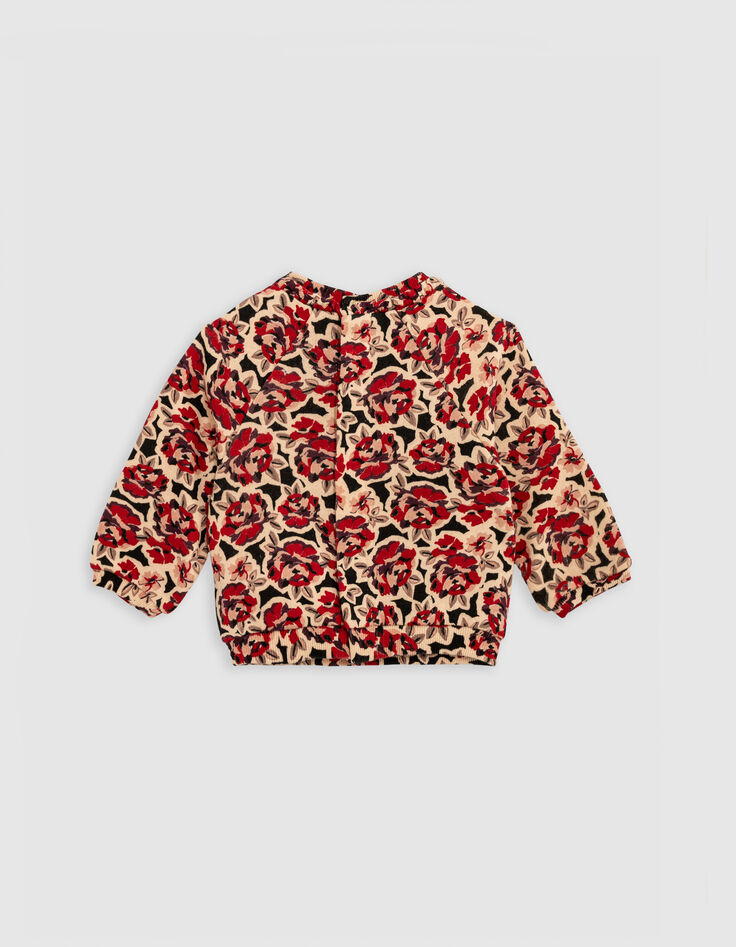 Sudadera negra maxi rosa beb&eacute; ni&ntilde;a-3