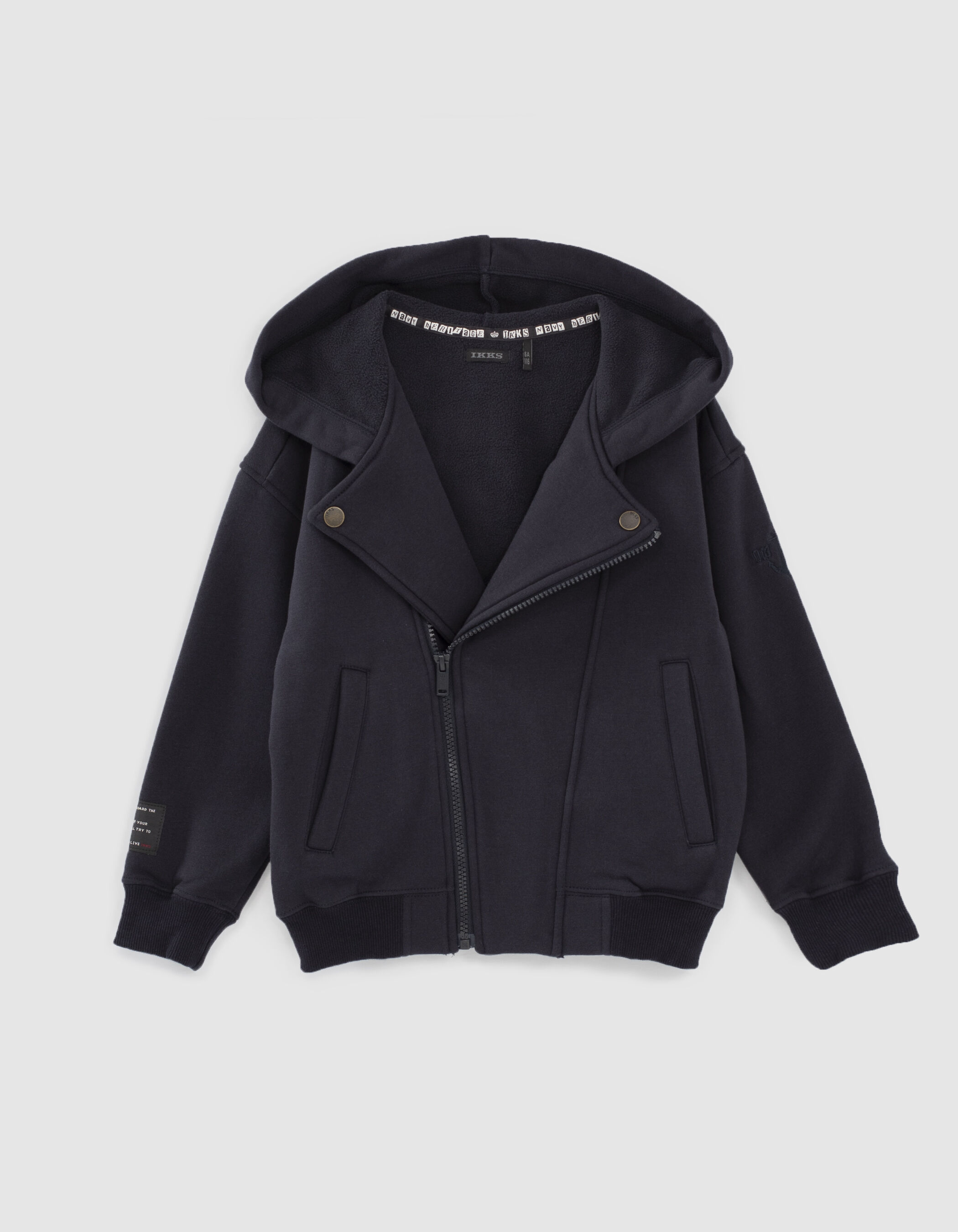 Asymmetrical zip cardigan cheap