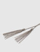 Women’s long necklace with tassels-2
