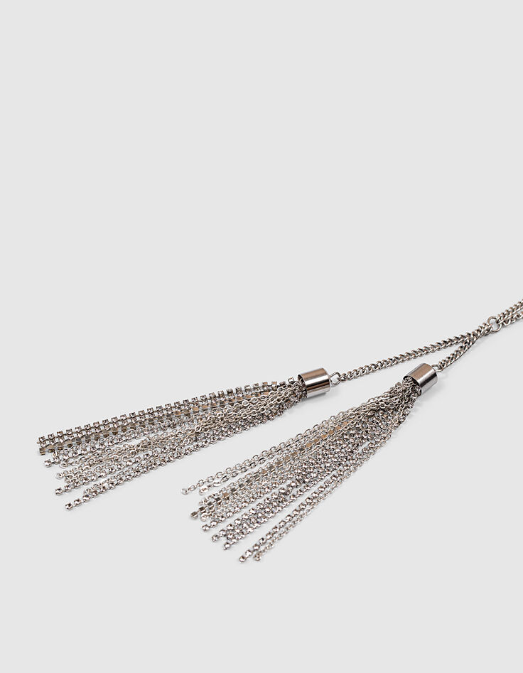 Women’s long necklace with tassels-2