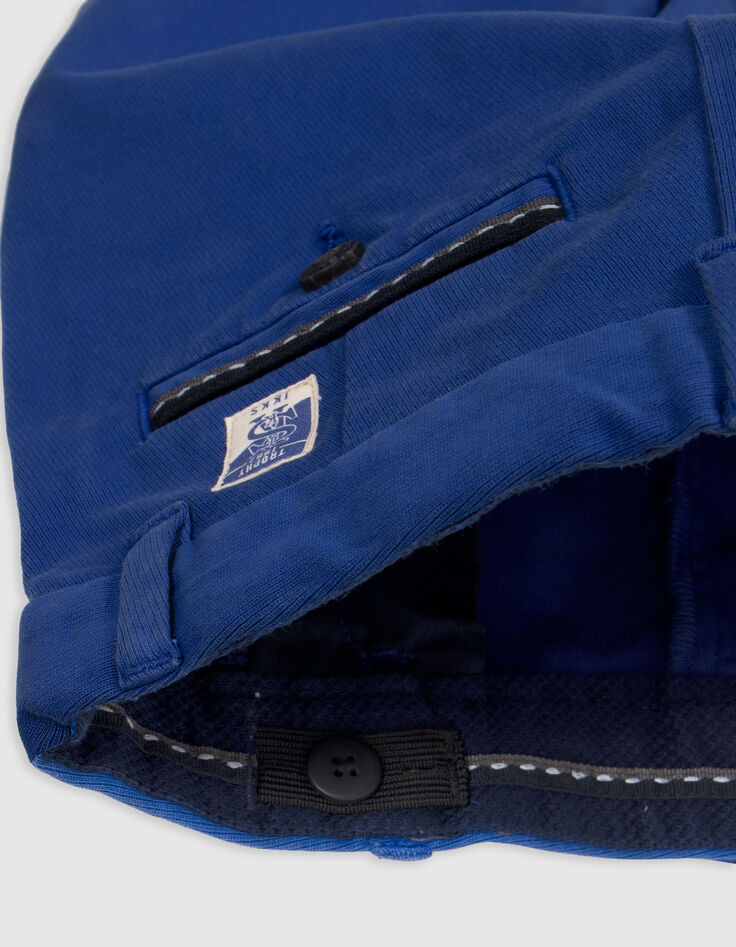 Blauwe CHINO bermuda voor jongens-7