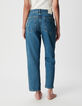 Blue cropped boyfriend jeans Charlotte Women-4