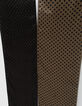 Men&rsquo;s black Pure Edition double polka dot silk scarf-4