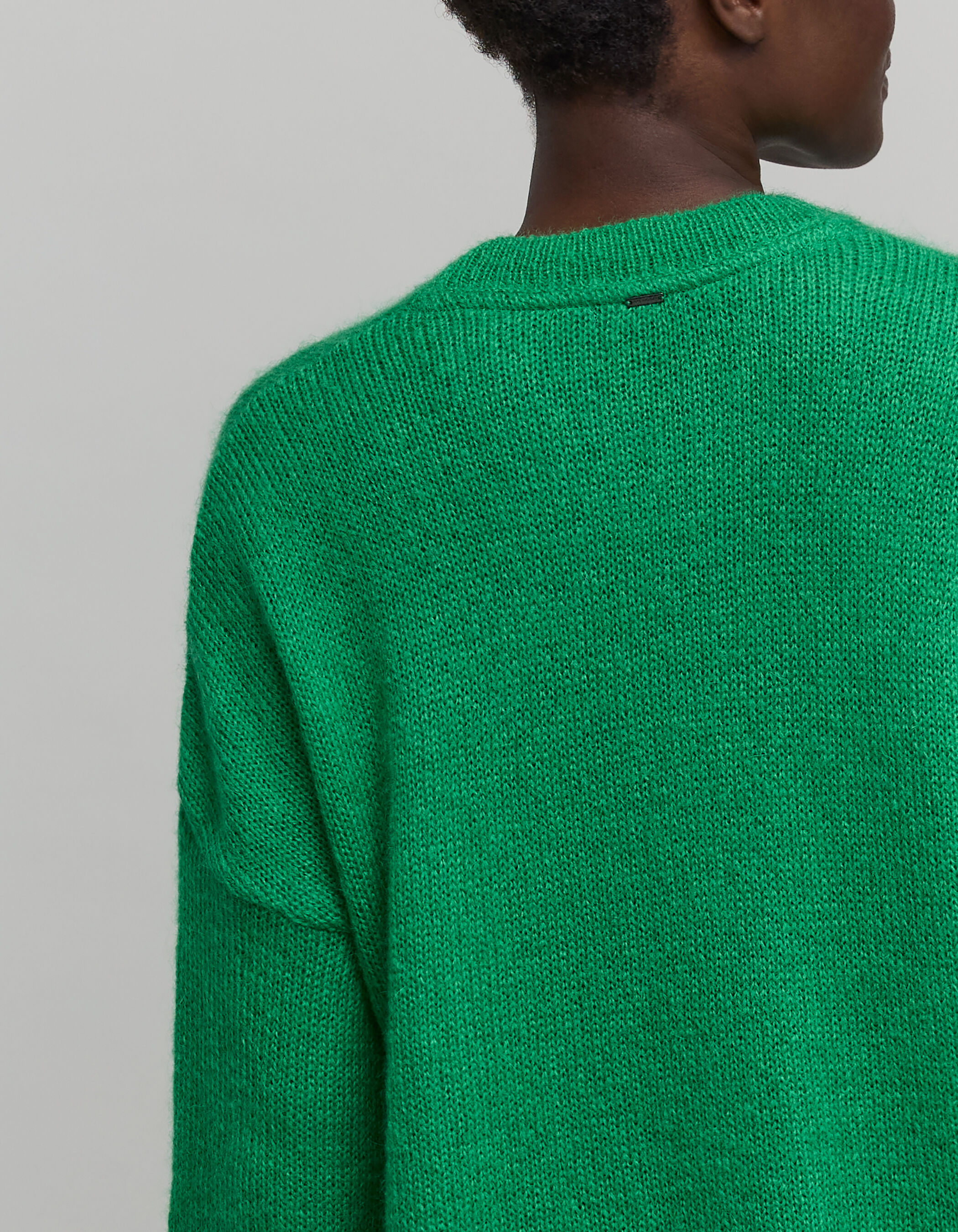 Pull vert pre tricot oversize Femme IKKS