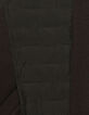 Men's black mixed-fabric light padded jacket-8
