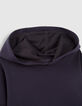 Marineblaues Jungensweatshirt mit Mesh-Details-2