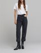 Antraciete maxi boyfriend-jeans voor dames-2