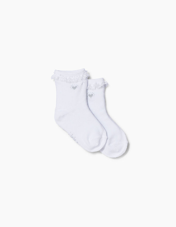 Chaussettes blanches bébé fille - IKKS