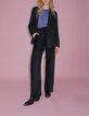 Pantalon fluide noir Femme-5