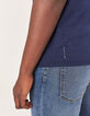 Tee-shirt indigo en chanvre certifié Homme-4