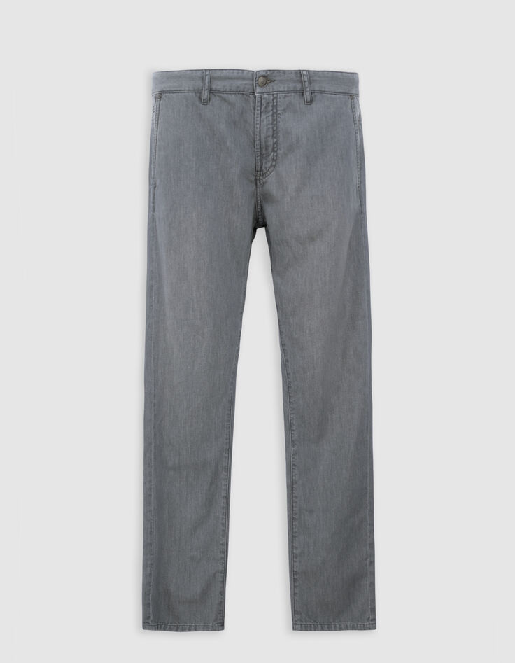 Vaqueros TAPERED gris hombre-5